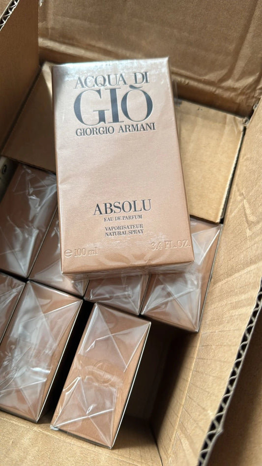 Giorgio Armani Acqua Di Gio Absolu Eau de Parfum Spray 100/Men Damaged Box
