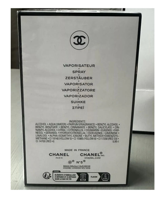 Chanel No5 Eau De Parfum Spray 100ml